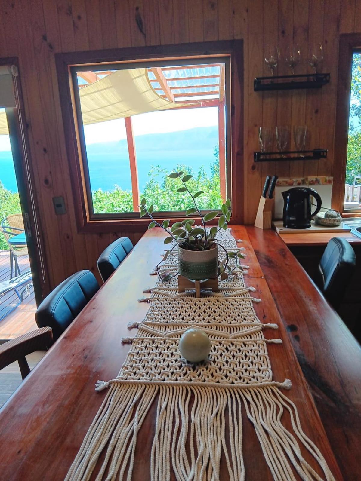 Cabañas Ayalén con vista al Lago Pucón Esterno foto