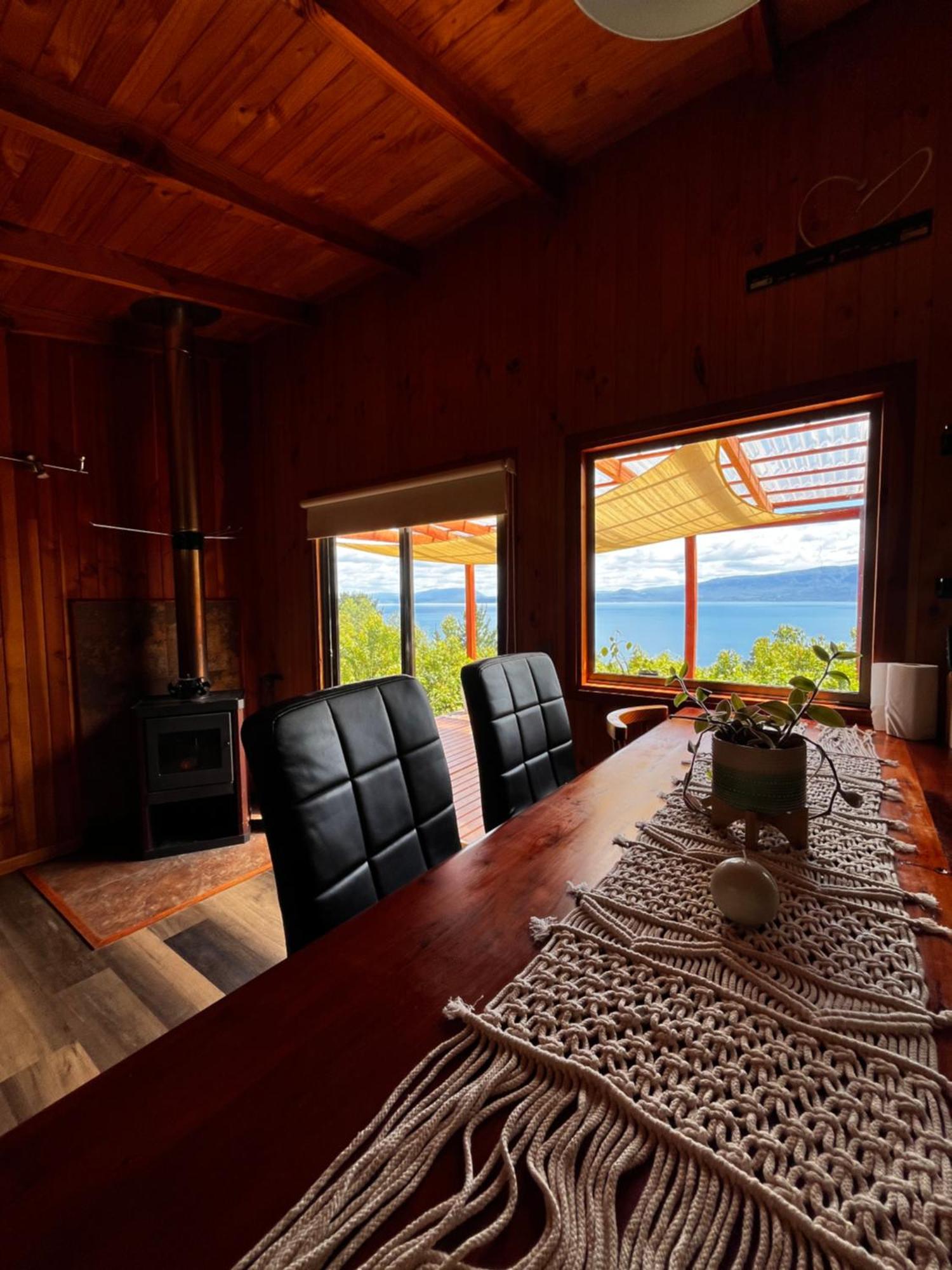 Cabañas Ayalén con vista al Lago Pucón Esterno foto