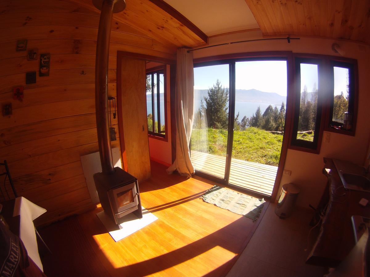 Cabañas Ayalén con vista al Lago Pucón Esterno foto